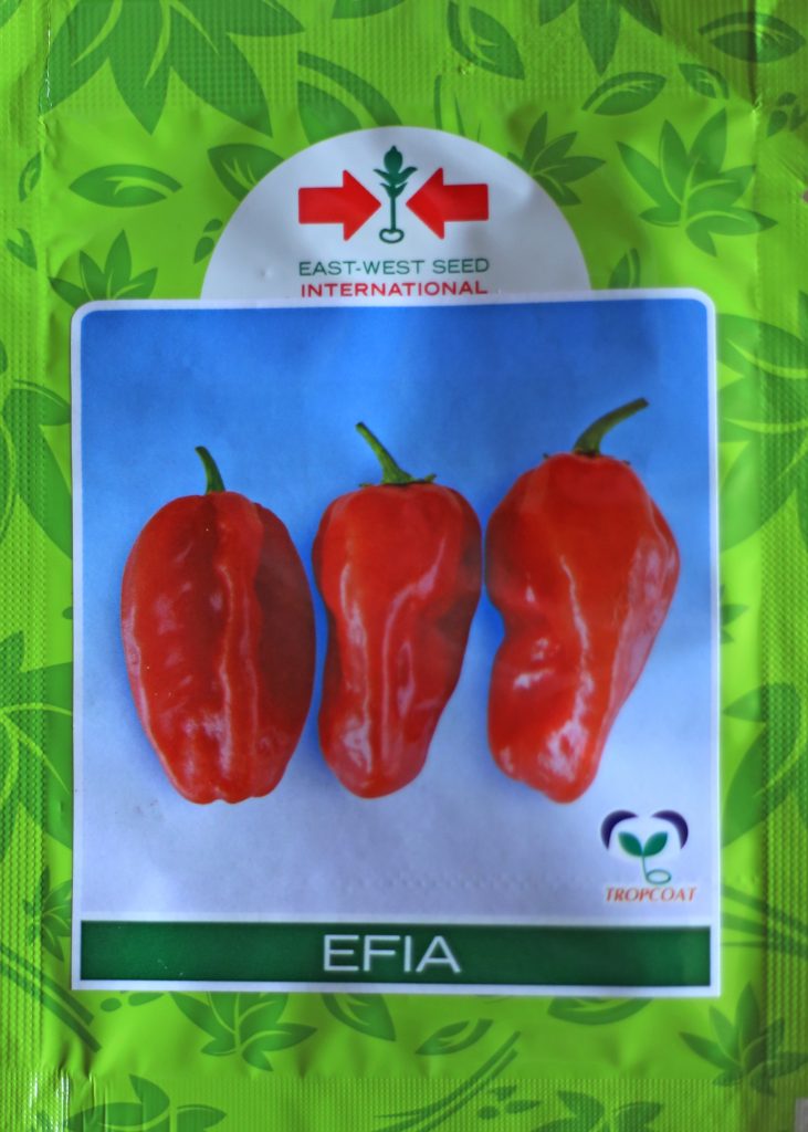 Hot Pepper Efia - 5g - Meridian Seeds and Nursery Ltd.