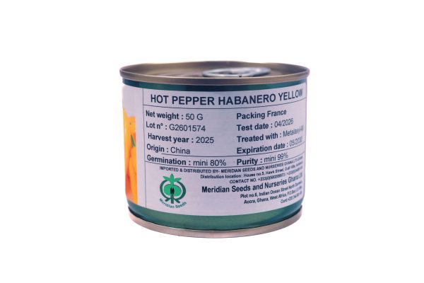 Hot Pepper Habanero Yellow (50 g)