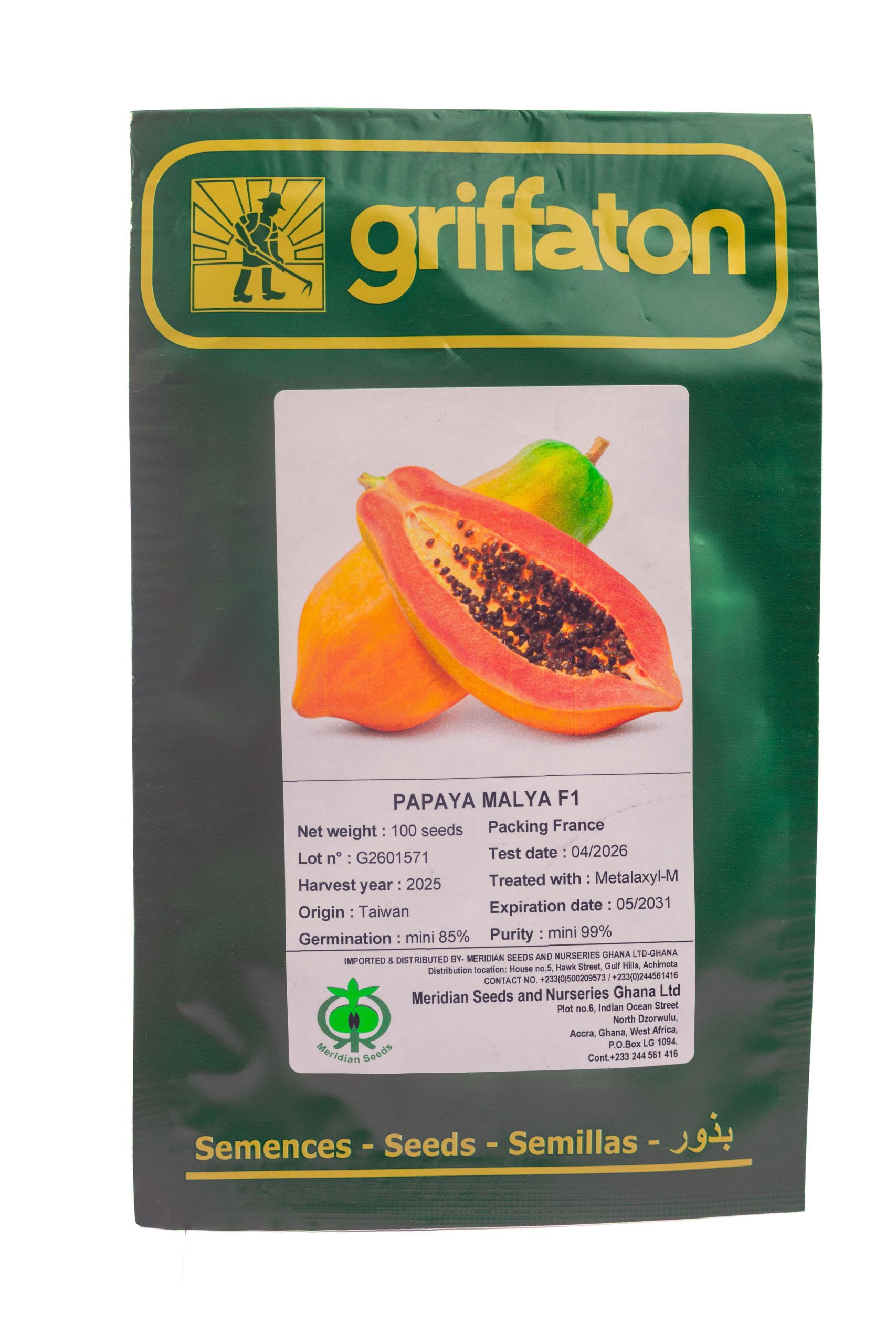 Papaya Malya F1 (100 Sc)
